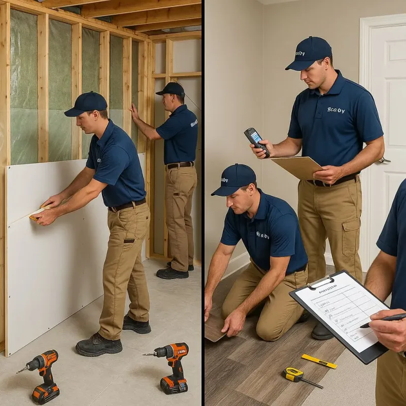 Repairs and Reconstruction process in Port Vue, PA